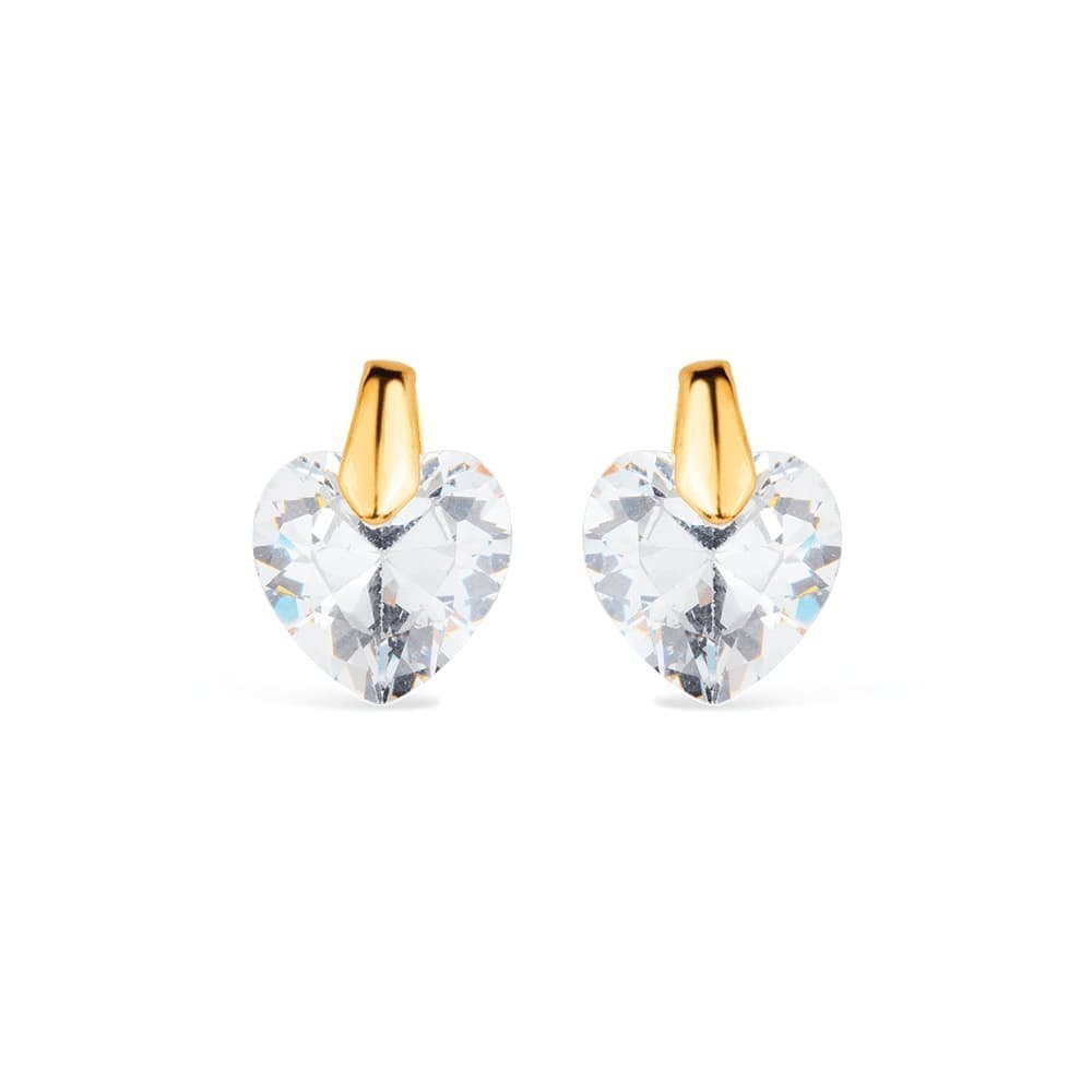 Brinco Passion Dourado Pedra em Zircônia