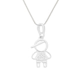 Colar Menino com Zircônia em Prata 925