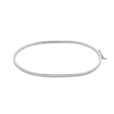 Pulseira Bracelete Oval em Prata 925