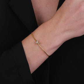 Bracelete Aurora Butterfly Cravejada