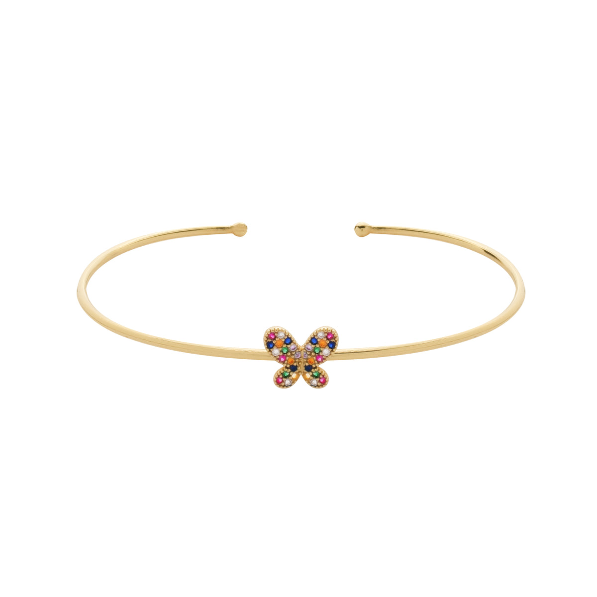 Bracelete Aurora Butterfly Cravejada