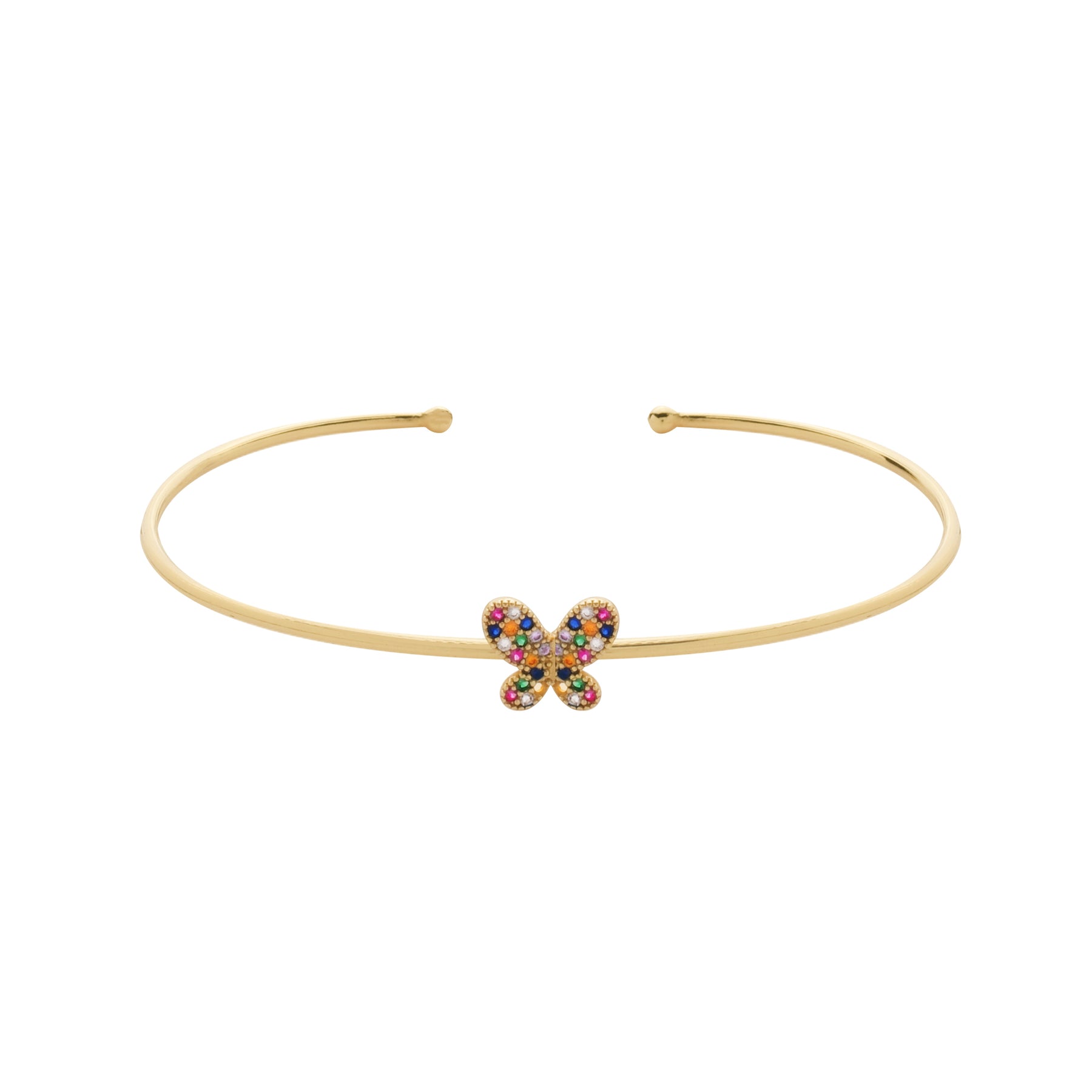 Bracelete Aurora Butterfly Cravejada