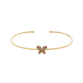 Bracelete Aurora Butterfly Cravejada