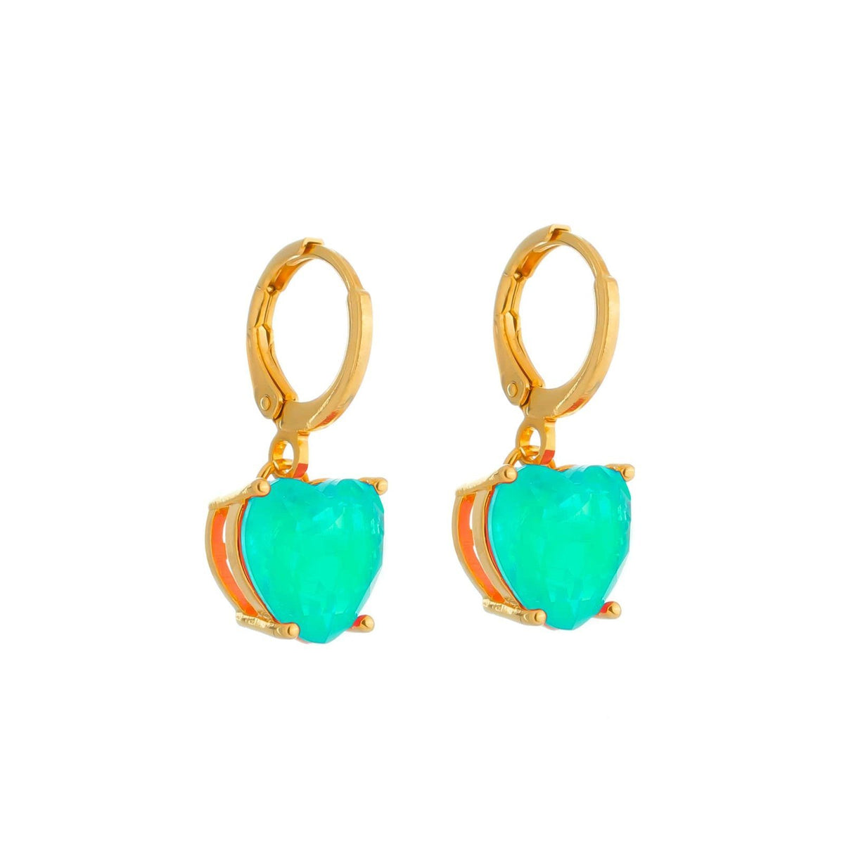 Brinco Passion Tiffany Dourado Argolinha