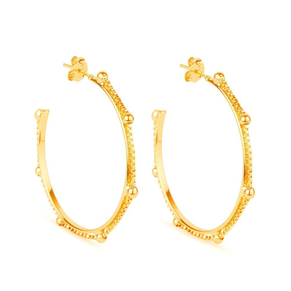 Brinco Aurum Argola Dourada