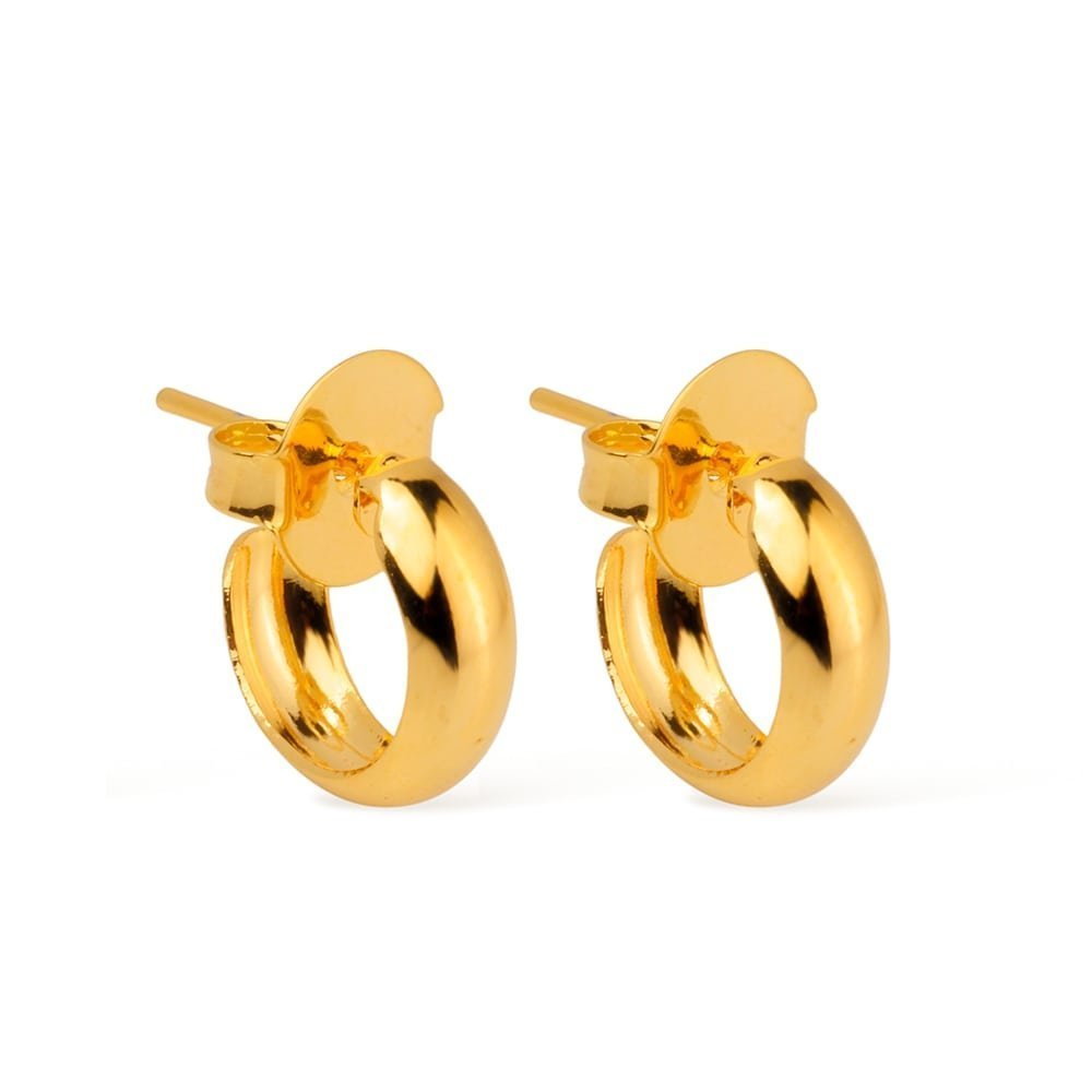 Brinco Aurum Dourado Argolinha