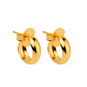 Brinco Aurum Dourado Argolinha