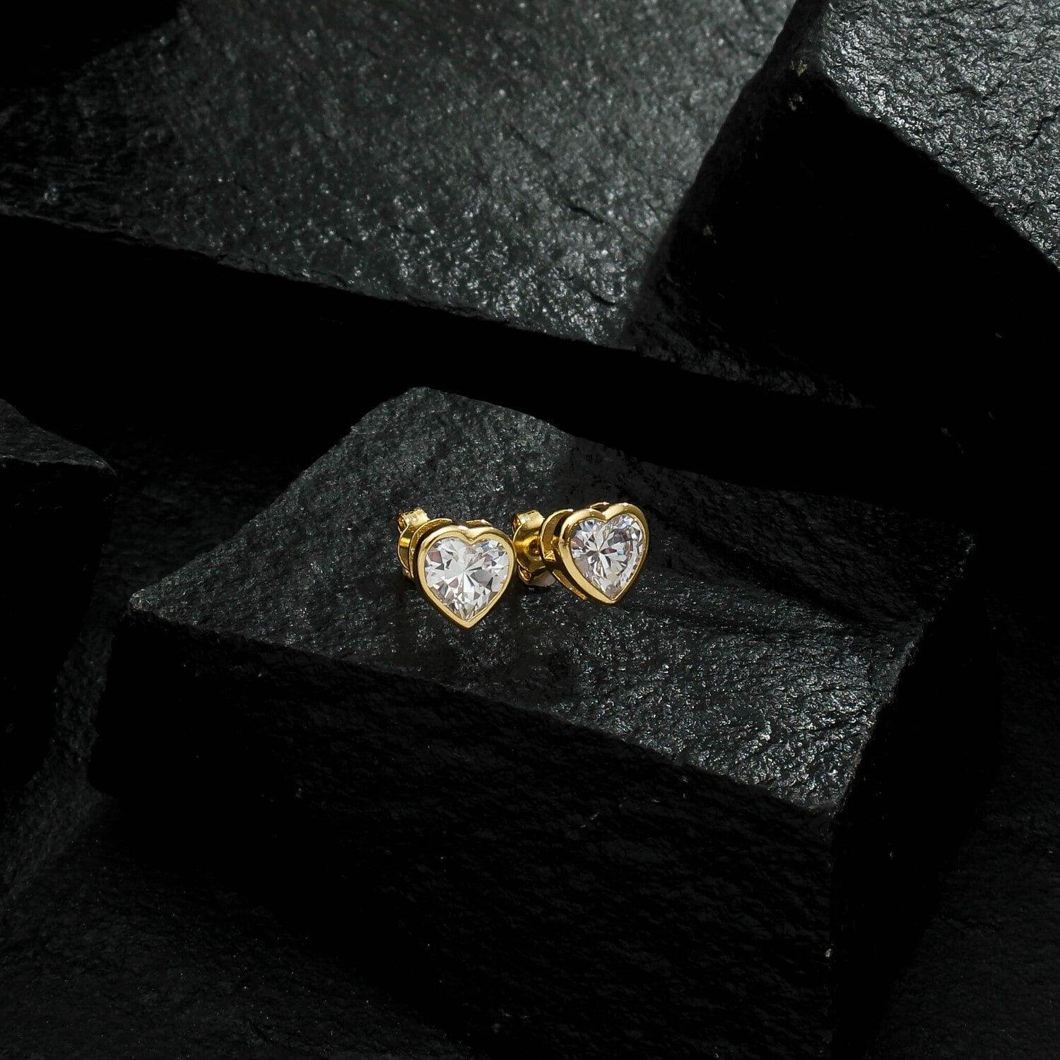 Brinco Passion Dourado de Zircônia