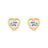 Brinco Passion Dourado de Zircônia
