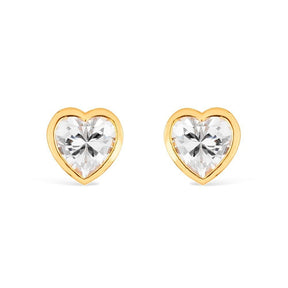 Brinco Passion Dourado de Zircônia