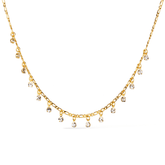 Chocker Sirius Dourada Pontos de Luz com Extensor