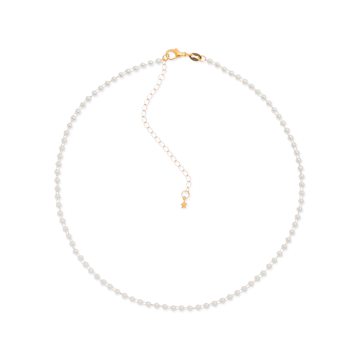 Chocker Greta Dourado de Pérolas